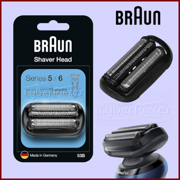 Cassette de rasage 53B Series 5/6 Braun 91373948