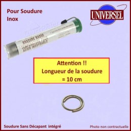 Soudure alliage pour cuves Inox (10cm) XG-281 CYB-142298