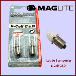 Lot de 2 ampoules Maglite...