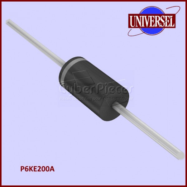 N4- Diode TVS, P6KE200A, Unidirectionnel 274V DO-15, 600W,  (pour kit LNK) CYB-160643