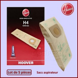 Lot de 5 Sacs aspirateur H4 Hoover 09173691 CYB-052023