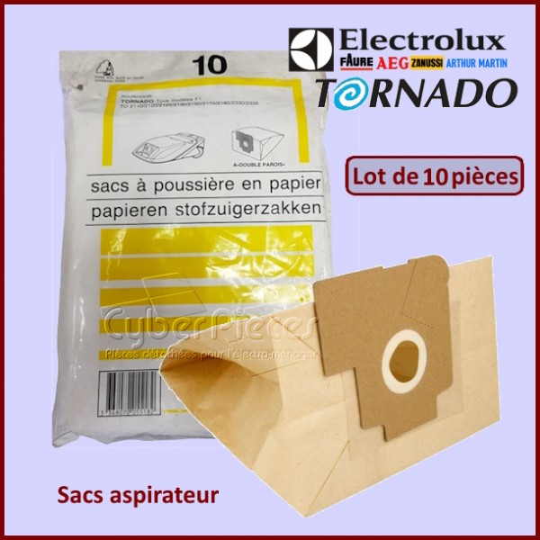 Lot de 10 Sacs aspirateur 5518 - T78 - E85N CYB-253406