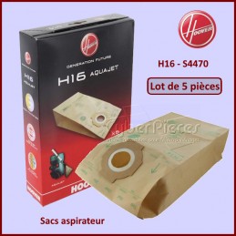 Lot de 5 sacs aspirateur H16 - S4470 Hoover 09069790 CYB-253611