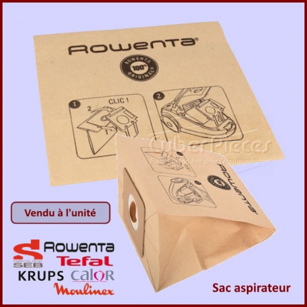 Sac aspirateur en papier Seb RS-RT9976