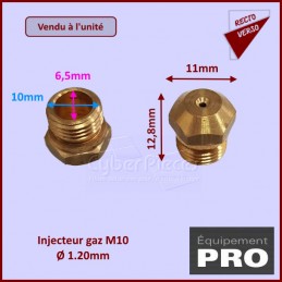 Injecteur gaz M10 Diamètre 1.20mm 3500025 CYB-208468