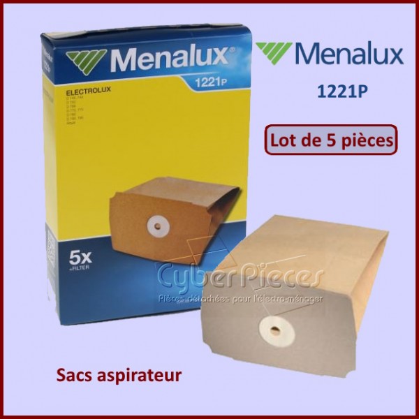 Lot de 5 Sacs aspirateur Menalux 1221P - 9001966440 CYB-217927