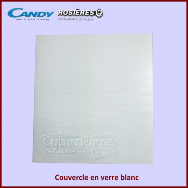 Couvercle en verre blanc Candy 93721298 CYB-191920