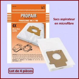 Lot de 4 Sacs aspirateur NA155-MW Wpro 481281718602 CYB-374880