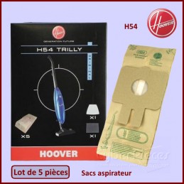 Lot de 5 Sacs aspirateur H54 Hoover 09199522 CYB-408271