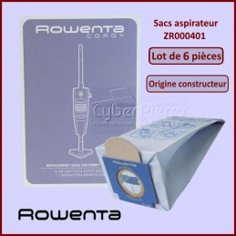 Lot de 6 Sacs origine Rowenta ZR000401 CYB-208048