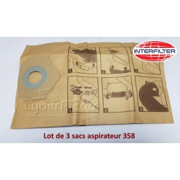 Lot de 3 sacs 358...