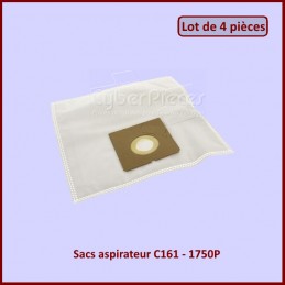 Lot de 4 sacs aspirateur C161 - 1750P CYB-256933