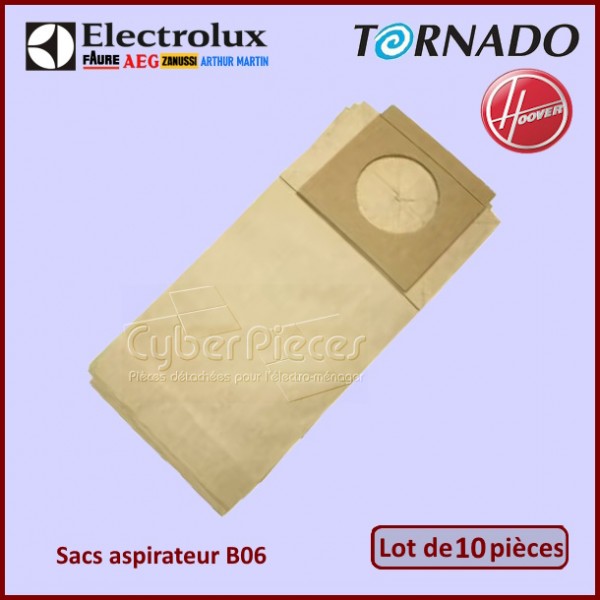 Lot de 10 Sacs aspirateur B06 - 9090102337 CYB-263641