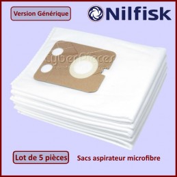 Lot de 5 sacs Original NI160CW NILFISK 82222900 CYB-200233