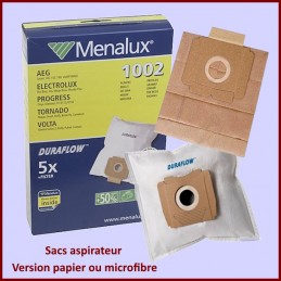 Lot de 5 sacs aspirateur Menalux 1002 - 9001961367 CYB-252676