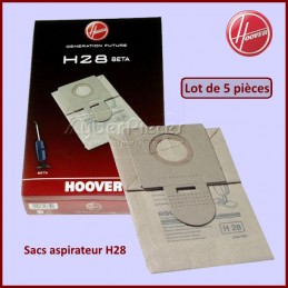 Lot de 5 Sacs aspirateur H28 Hoover 09178450 CYB-172103