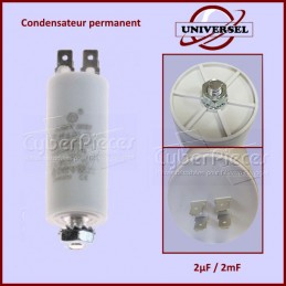 Condensateur permanent 2µF (2MF) 450V CYB-005302