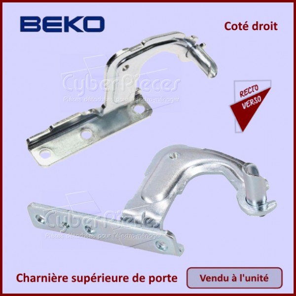 Charnière supérieure de porte Beko 4364240100 CYB-344913