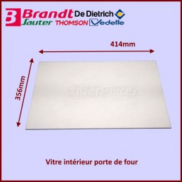 Vitre interieur Brandt 76X4606