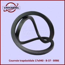 Courroie trapézoïdale 17x940 - B-37 - B986 CYB-344999