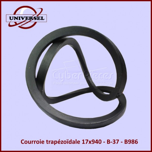 Courroie trapézoïdale 17x940 - B-37 - B986 CYB-344999