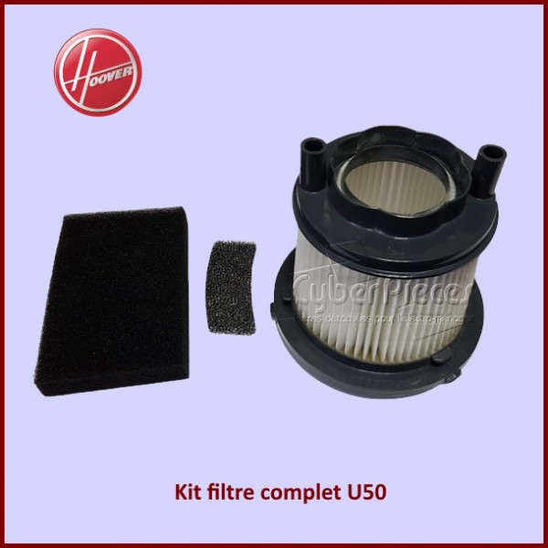 Kit filtre complet U50 Hoover 35601160 CYB-345552