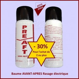 Baume lotion AVANT-APRES Rasage PRE AFT sans alcool CYB-233262