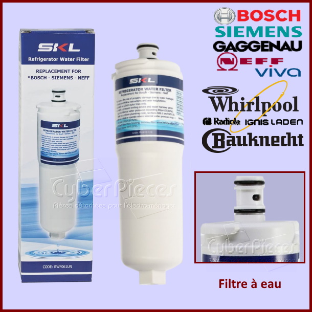 Filtre à eau Type CS-52 - BWF100 pour réfrigérateur Us