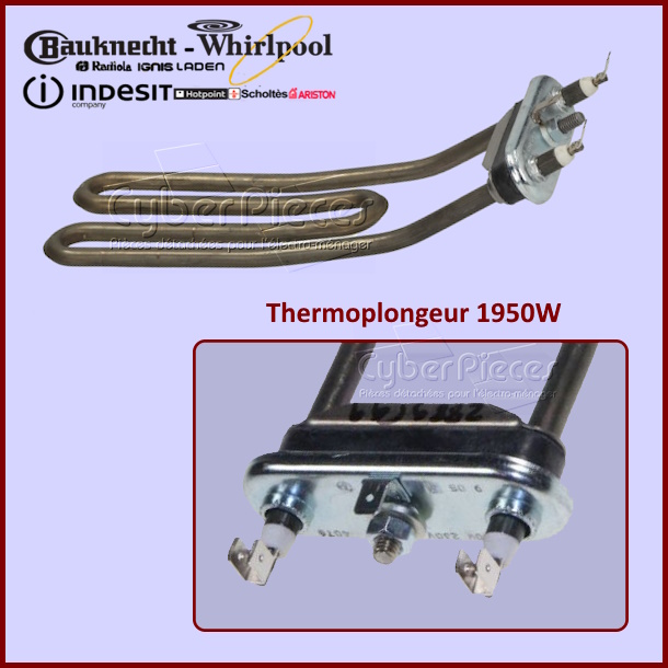 Thermoplongeur 1950W Whirlpool 481125927247