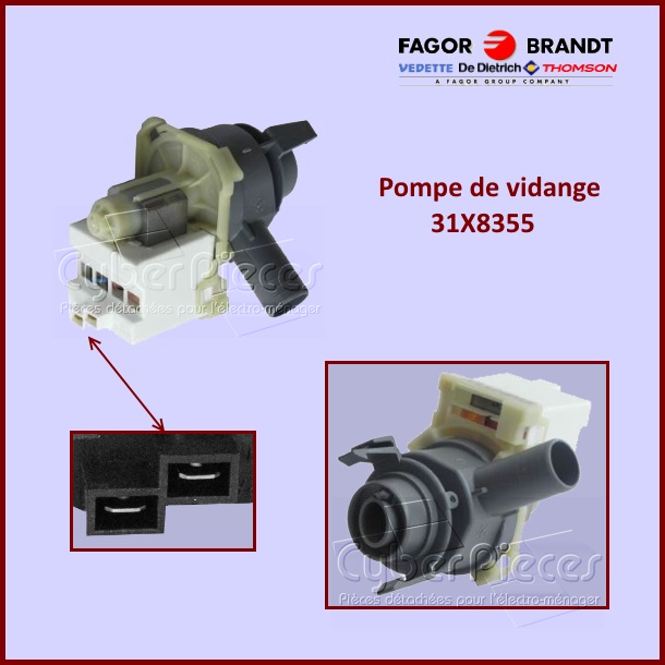 Pompe de vidange Brandt 31X8355