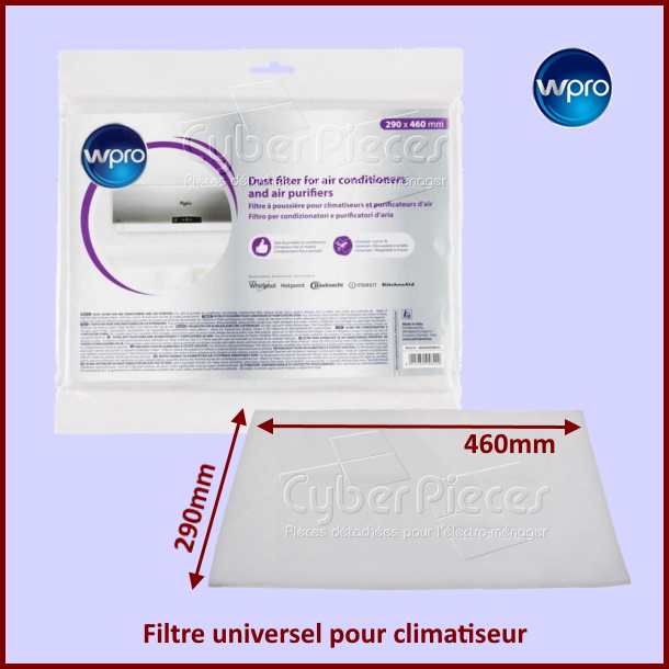 Filtre universel AFI016 pour climatiseur 484000008643