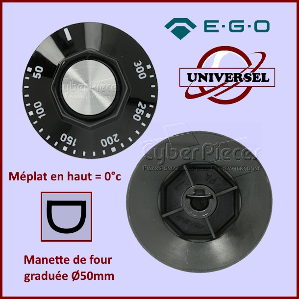 Manette graduée de thermostat four Ego 0000524807