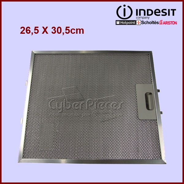 Filtre à graisse 305x267mm Whirlpool 480122102168