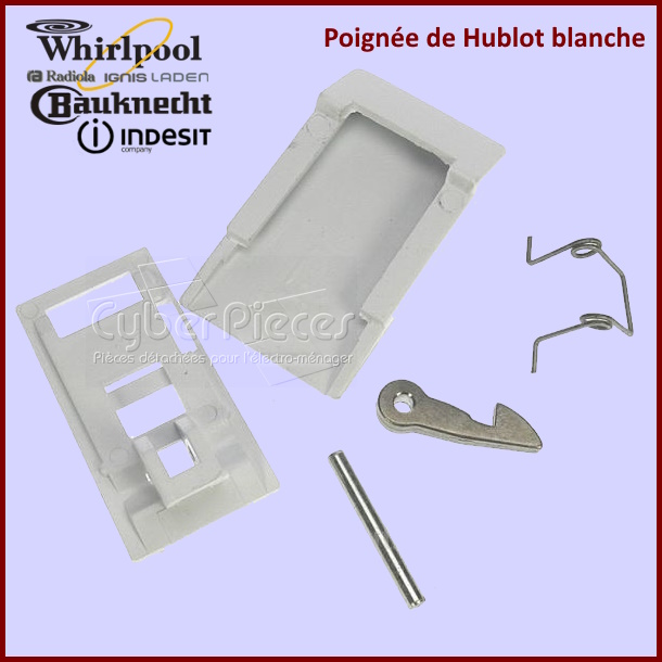 Poignée de Hublot blanche Indesit C00031856