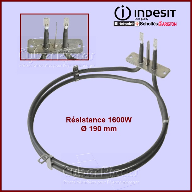 Résistance Circulaire 1600W Indesit C00138834
