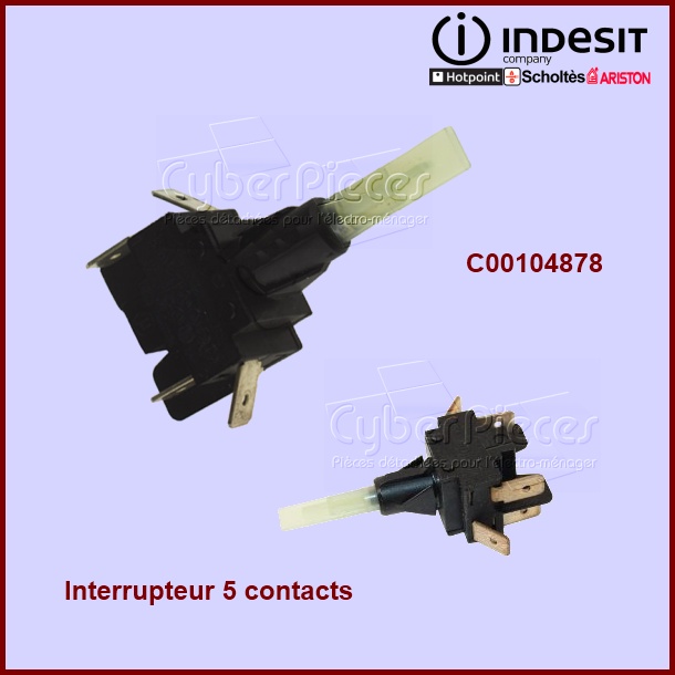 Selecteur Ariston Indesit C00104878