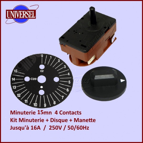 Minuterie 15 MIN. universelle