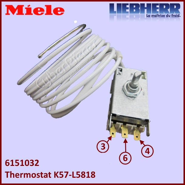 Thermostat du Réfrigérateur K57L5818 - A110080 (6151150)