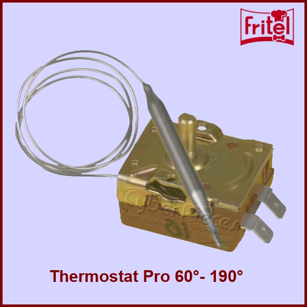 Thermostat Reglable 60°- 190° Pour Friteuses Professionnelles ou Semi Pro