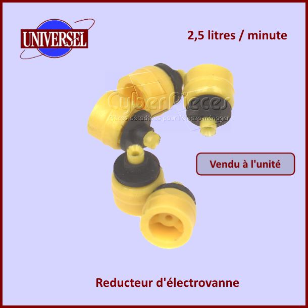 RÃ©ducteur pour Ã©lectrovanne 2.5l/mn -  PiÃ¨ces machine Ã  laver