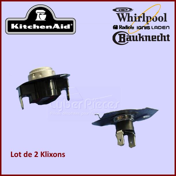 Klixons  Sécurités Thermiques W10141623 Maytag