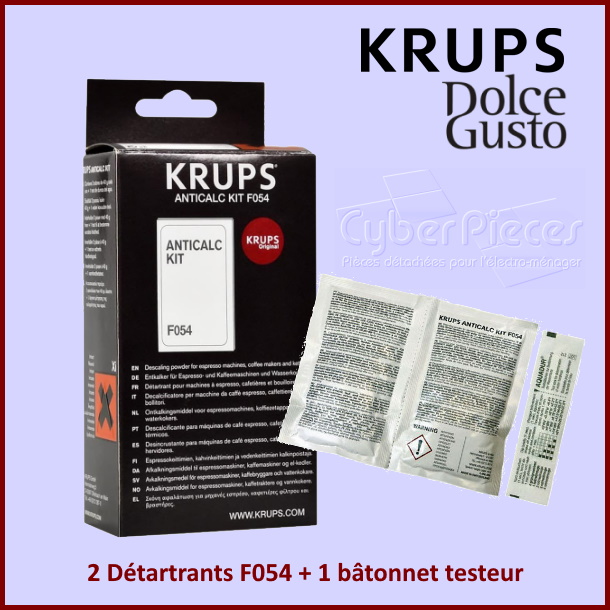Detartrant KRUPS F054 + bâtonnet testeur F054001B