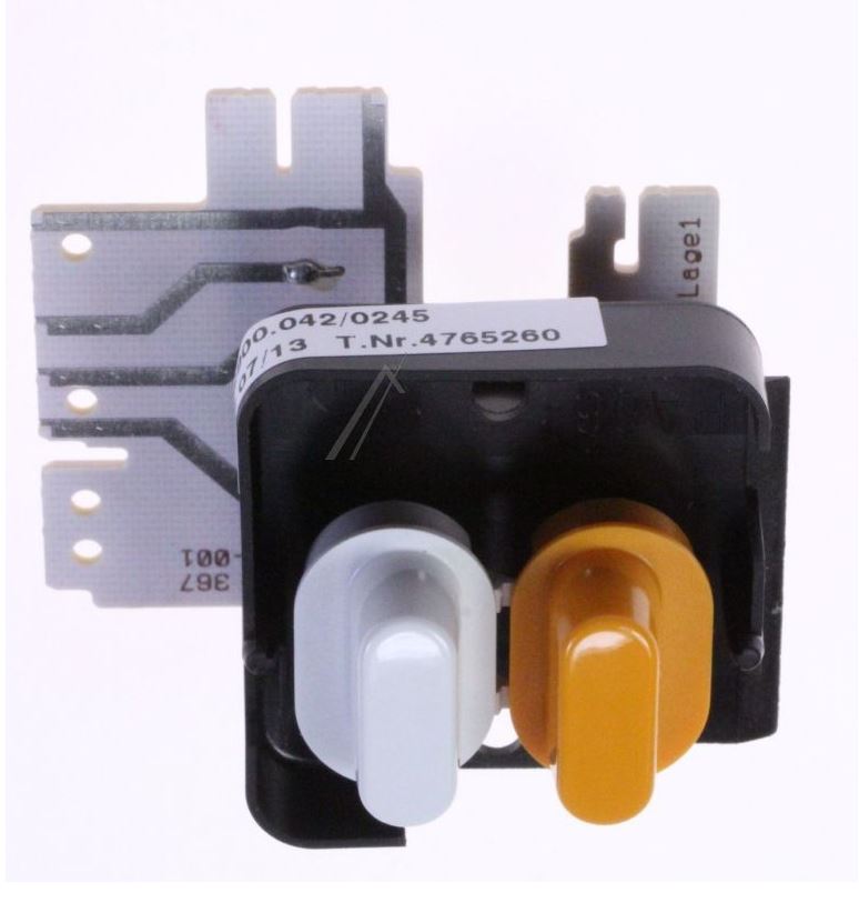 Interrupteur a poussoir MIELE 4765260   - Pièces sèche-linge