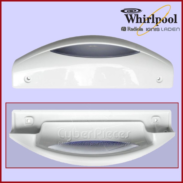 Poignée de Porte WHIRLPOOL 481949878405 Entraxe : 175 MM