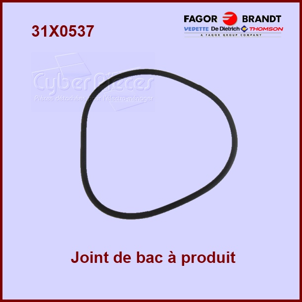 Joint du bac à produit Brandt 31X0537