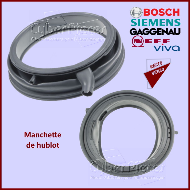 Manchette de hublot avec 2 Pipettes Bosch 00772655  - Qualité Professionnelle