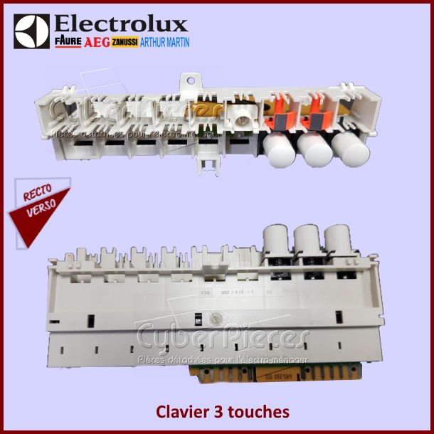 Clavier 3 touches Electrolux 8996452567614