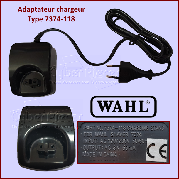 Adaptateur chargeur Wahl Type 7374-118