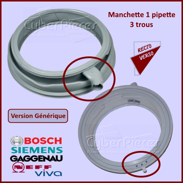 Manchette 1 pipette Bosch 00680768  - Version Domestique