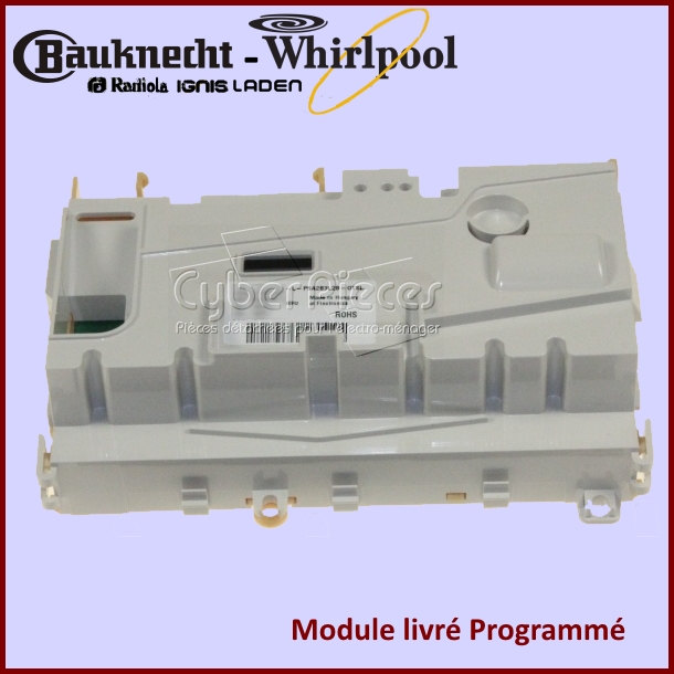Carte électronique configuré Whirlpool 481010452549